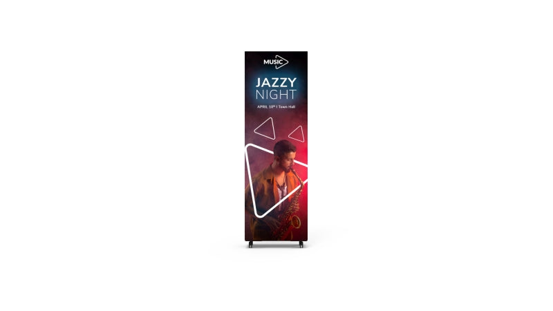 Indoor DV-LED Freestanding Modular Posters 5 Units Wide