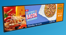 Load image into Gallery viewer, Ultra Wide 76&quot; Stretched Bar Display - Digital Signage
