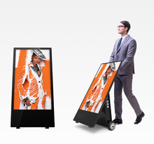 Load image into Gallery viewer, 43&quot; Outdoor Android White Digital Poster Battery/Mains A-Board
