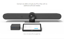 Load image into Gallery viewer, Logitech Rally Bar in Graphite Video Conference Solution for Teams Bundle with separate i5 Compute
