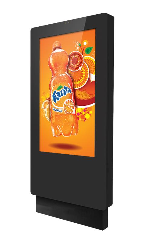 Freestanding 43" to 86" PCAP Outdoor Touch Screen Poster