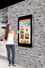 Load image into Gallery viewer, Wall-Mounted 22&quot; to 86&quot; PCAP Outdoor Touch Screen - Digital Signage

