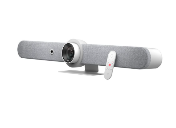 Logitech Rally Bar in White all in one Video Conference Solution