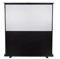 100" Portable Floor Standing Pull Up Projection Screen