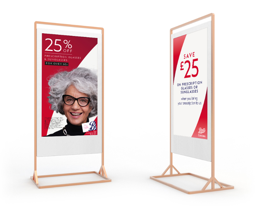 55" Ultra High brightness Double-Sided Display - Digital Signage