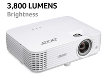Load image into Gallery viewer, Acer H6830BD DLP Projector (4K (3840 x 2160), 10,000:1, 4000 lumens, 16:9, 10000hrs) 4000 ANSI lumens 2160p (3840x2160) 16:9 Multimedia Projector
