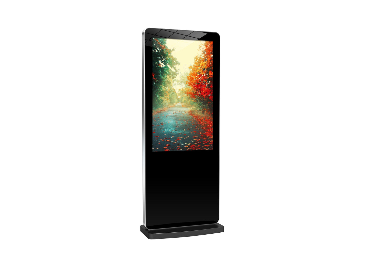 Android 50" Freestanding Digital Poster - Digital Signage in White