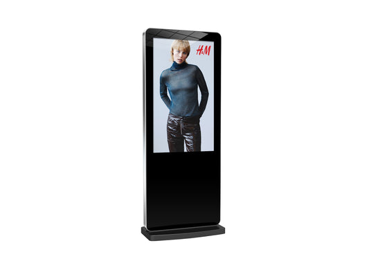 Android 65" 4k Freestanding Digital Poster - Digital Signage in Black