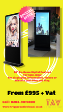 Load image into Gallery viewer, Ex-Demo 50&quot; Freestanding Digital Signage Digital Poster
