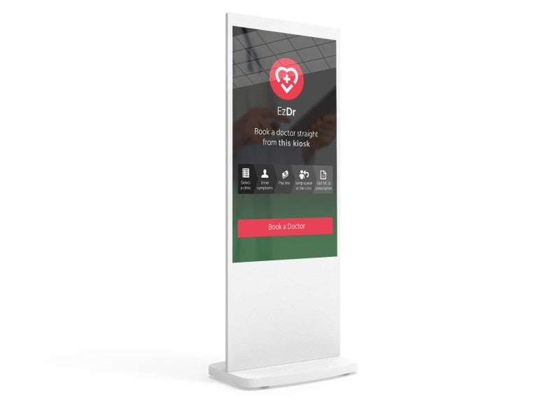 50" Freestanding PCAP Touch Screen Poster - Digital Poster