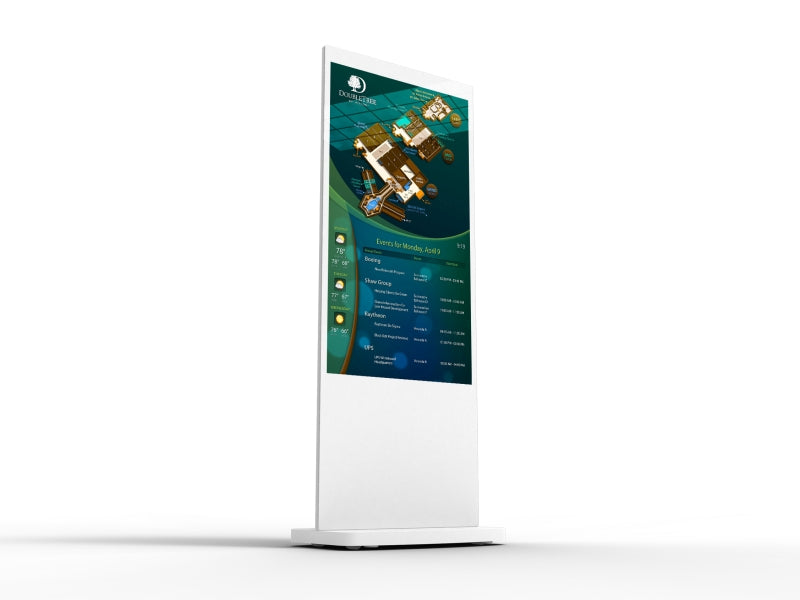50" Freestanding PCAP Touch Screen Poster - Digital Poster