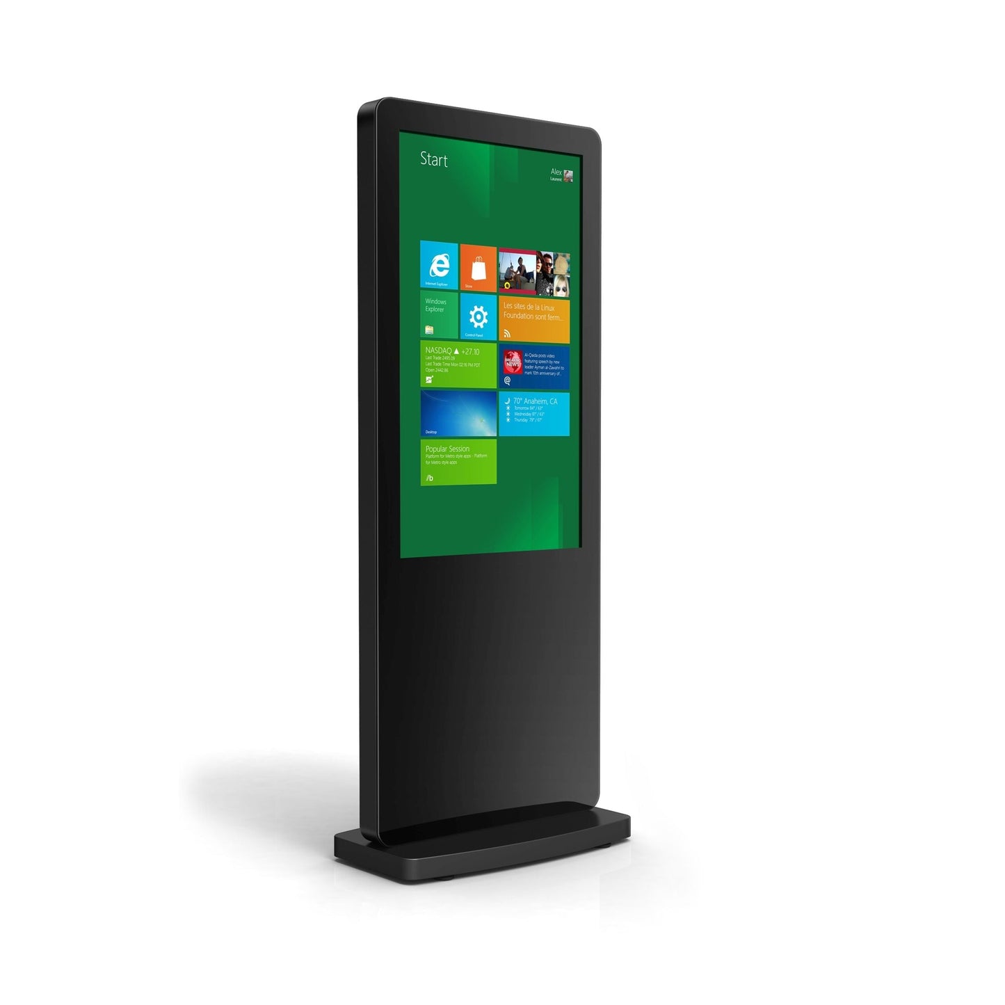 50" Freestanding PCAP Touch Screen Poster - Digital Poster