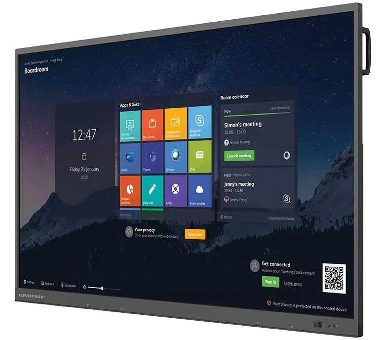 Clevertouch 86" UX Pro Edge Large Meeting Room Bundle