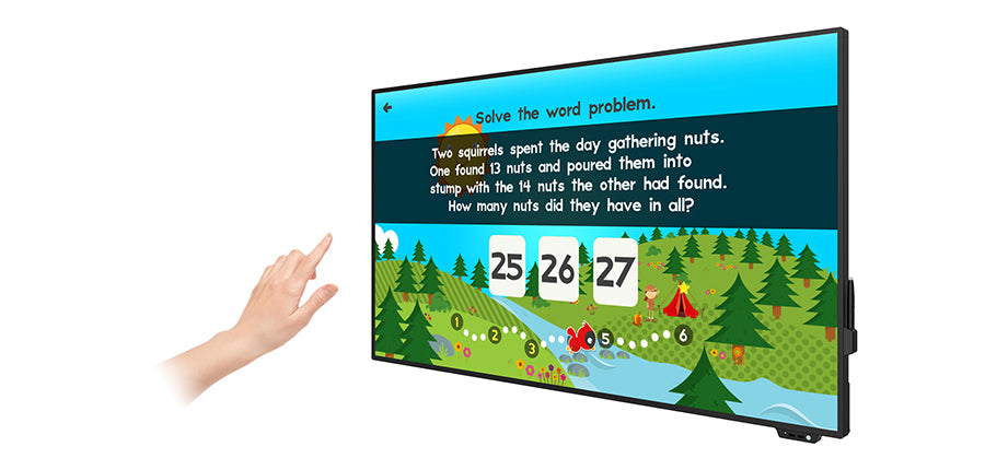 4k Interactive 55"- 86" Touch Display with Meeting Pad Software