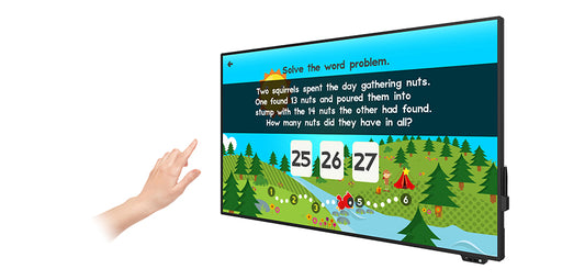 4k Interactive 55"- 86" Touch Display with Meeting Pad Software