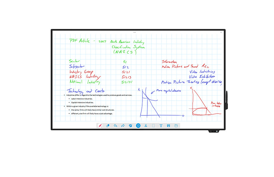 4k Interactive 55"- 86" Touch Display with Meeting Pad Software