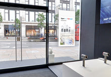 Load image into Gallery viewer, Hanging 43&quot; to 55&quot; Double Sided Window Display
