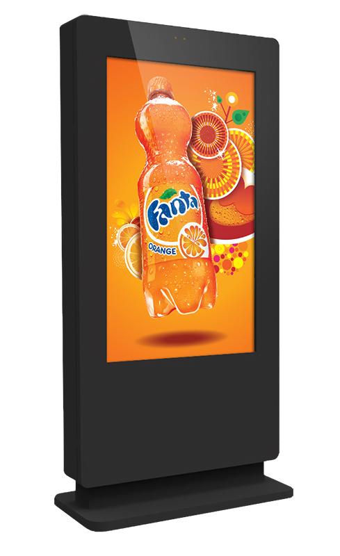 Freestanding 43" to 86" PCAP Outdoor Touch Screen Poster